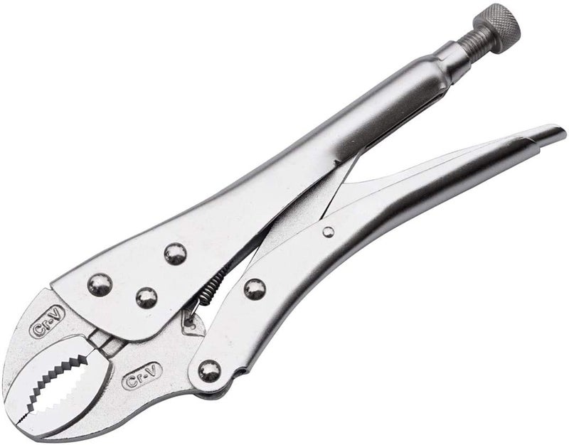 GOSWIFT 12-inch Heavy Duty Locking Pliers, Chrome Vanadium Steel, Curved Jaw Locking Pliers - Image 1